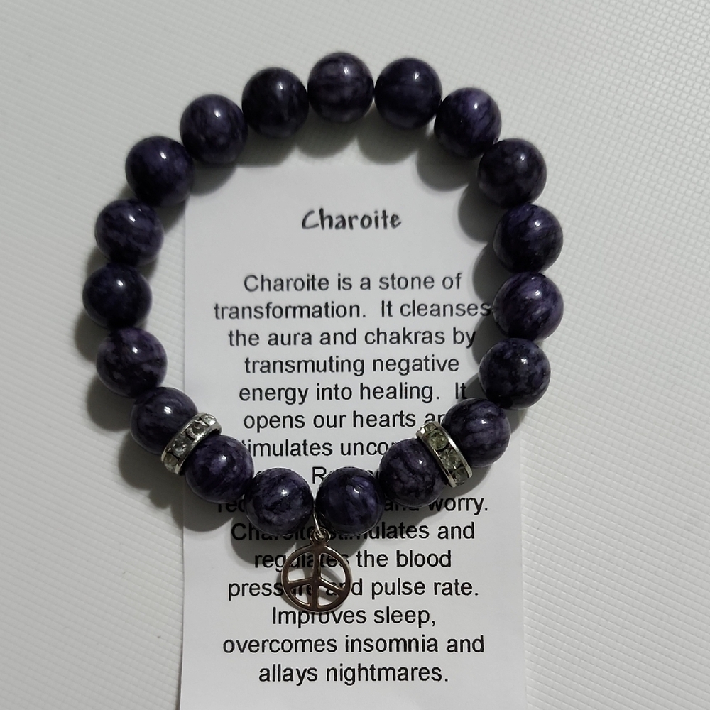 Charoite Stretch Bracelet